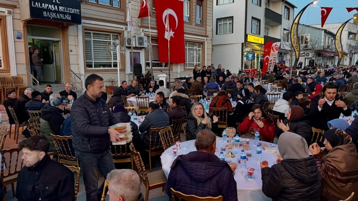 LALAPAŞA BELEDİYESİ’NDEN RAMAZAN İFTARI VE ŞÜKÜR BULUŞMASI
